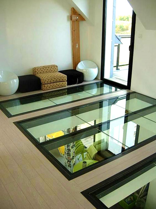 Plancher en verre